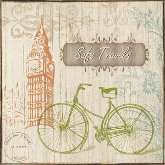 Posterazzi SAFE TRAVELS Canvas Art - Piper Ballantyne (24 x 24)