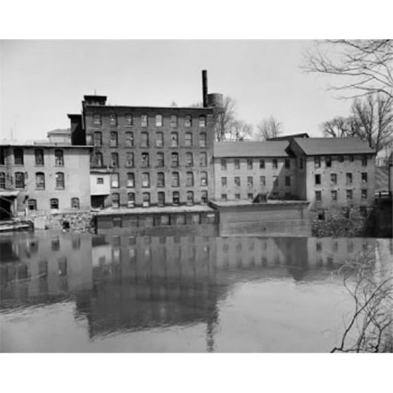 Posterazzi SAL25536839 Reflection of an Abandoned Mill in Water Quechee Vermont USA Poster Print - 18 x 24 in.
