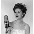 thumbnail image 1 of Posterazzi SAL255417884 Young Woman Singing Into Microphone Poster Print - 18 x 24 in., 1 of 1