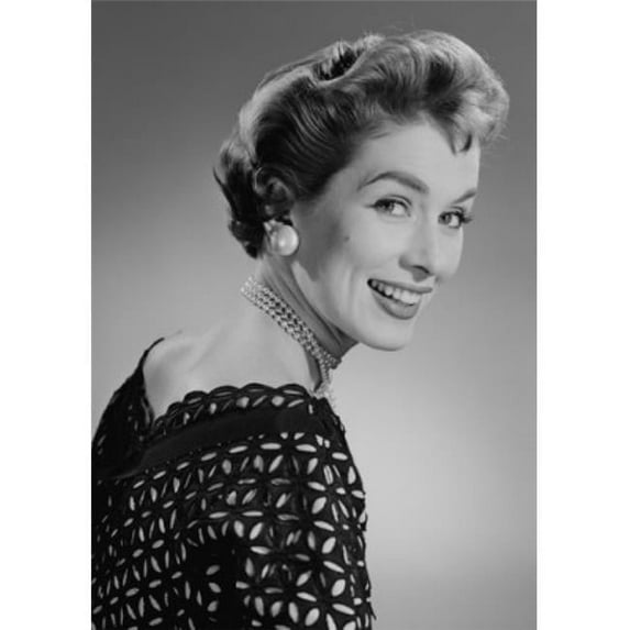 Posterazzi SAL255419047 Portrait of Mid Adult Woman Smiling Poster Print - 18 x 24 in.