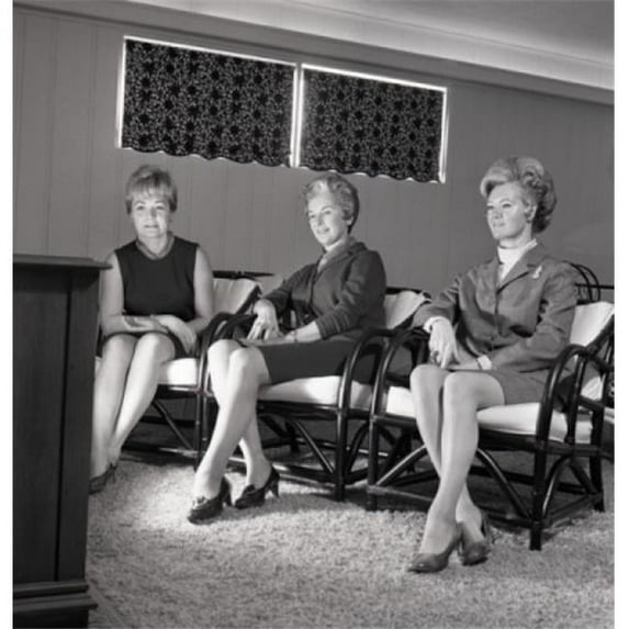 Posterazzi SAL255420973 Three Mature Friends Watching TV Poster Print - 18 x 24 in.