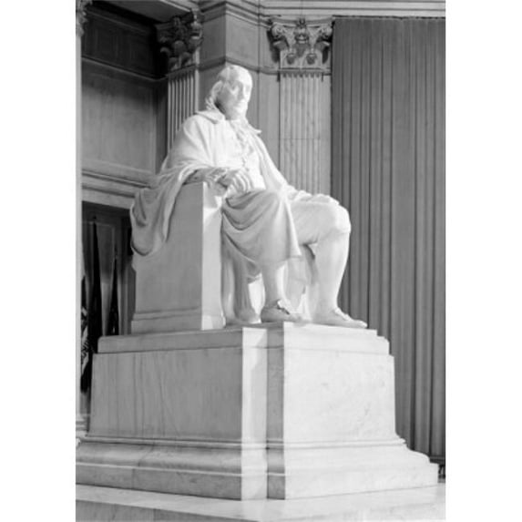 Posterazzi SAL255421213 USA Pennsylvania Philadelphia Statue of Benjamin Franklin in Benjamin Franklin National Memorial Print - 18 x 24 in.
