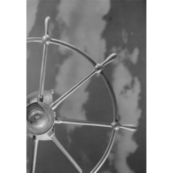 Posterazzi SAL255421365 Ships Helm Poster Print - 18 x 24 in.