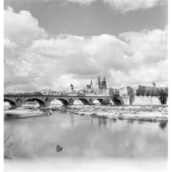 Posterazzi SAL255421509 France Orleans Arch Bridge with River Loire Poster Print - 18 x 24 in.