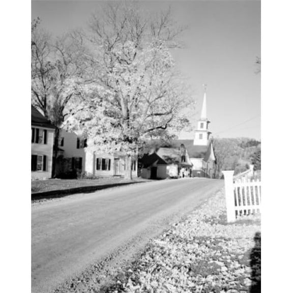 Posterazzi SAL255421611 USA Vermont Waterford Village Main Street Poster Print - 18 x 24 in.