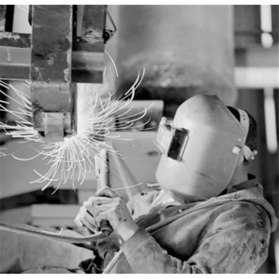 Posterazzi SAL255422019 Welder at Work Poster Print - 18 x 24 in.