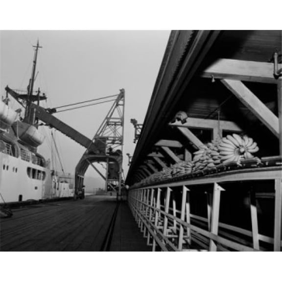 Posterazzi SAL255422231 USA Washington Seattle Banana Ship Unloading Poster Print - 18 x 24 in.