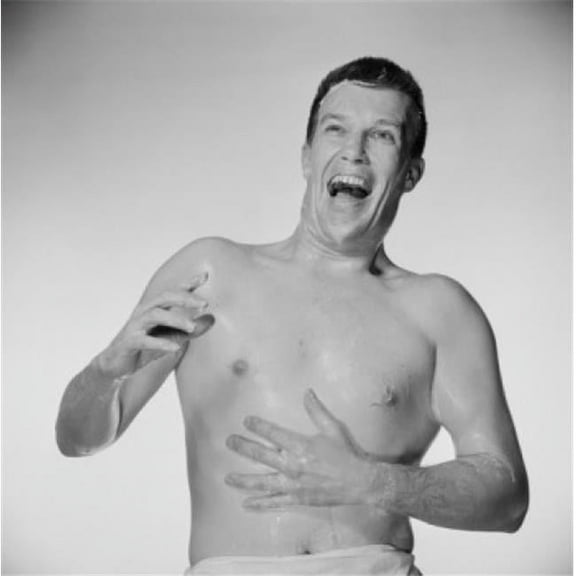 Posterazzi SAL255422702 Shirtless Man Screaming Poster Print - 18 x 24 in.