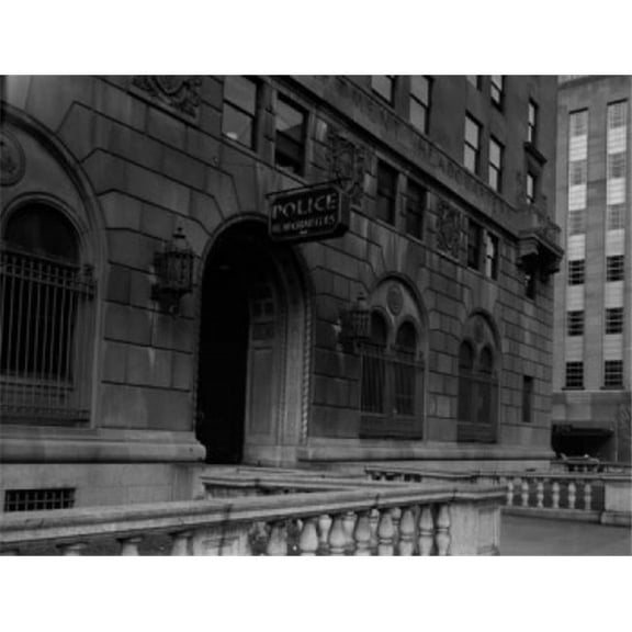 Posterazzi SAL255423891 USA Massachusetts Boston Police Station Poster Print - 18 x 24 in.