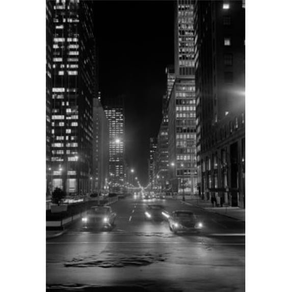 Posterazzi SAL255424392 USA New York City Park Avenue Looking North From 45th Street Poster Print - 18 x 24 in.