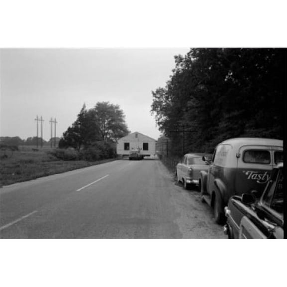 Posterazzi SAL255424749 USA New Jersey Freehold House Moving Truck on Route 537 Poster Print - 18 x 24 in.