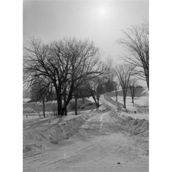 Posterazzi SAL255424755 Winter Scenic at Sundown Poster Print - 18 x 24 in.