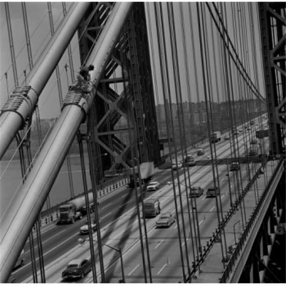 Posterazzi SAL255424834 USA New York State New York City George Washington Bridge Poster Print - 18 x 24 in.