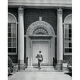 thumbnail image 1 of Posterazzi SAL2554355B Rear View of a Man Entering a Bank Poster Print - 18 x 24 in., 1 of 1