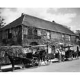 thumbnail image 1 of Posterazzi SAL25544969 Two Horse Carriages in Front of a House Gonzalez-Alvarez House St. Augustine Florida USA Poster Print - 18 x 24 in., 1 of 1