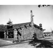 Posterazzi SAL25546909 House of Three Tribes Thunderbird Park Victoria British Columbia Canada Poster Print - 18 x 24 in.