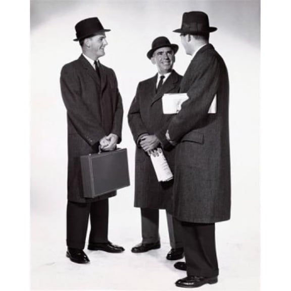 Posterazzi SAL25548001 Three Businessmen Talking Poster Print - 18 x 24 in.