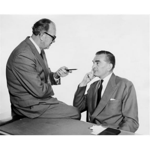 Posterazzi SAL25548040 Businessman Talking to Another Businessman Poster Print - 18 x 24 in.