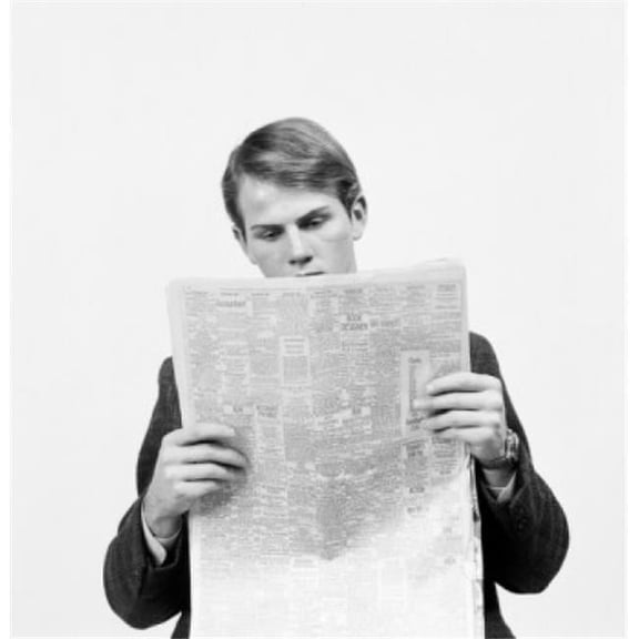 Posterazzi SAL25548193 Close-Up of a Businessman Reading Help Wanted Ads Poster Print - 18 x 24 in.