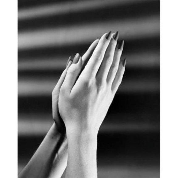 Posterazzi SAL25549427 Close-Up of a Womans Hands in a Prayer Position Poster Print - 18 x 24 in.