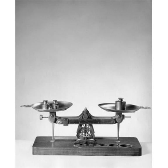 Posterazzi SAL25549735 Weights on a Weighing Scale Poster Print - 18 x 24 in.
