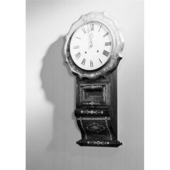 Posterazzi SAL2557631 Close-Up of a Clock Hanging on Wall Poster Print - 18 x 24 in.