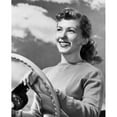 thumbnail image 1 of Posterazzi SAL2557895A Close-Up of a Young Woman Holding the Steering Wheel of a Car & Smiling Poster Print - 18 x 24 in., 1 of 1