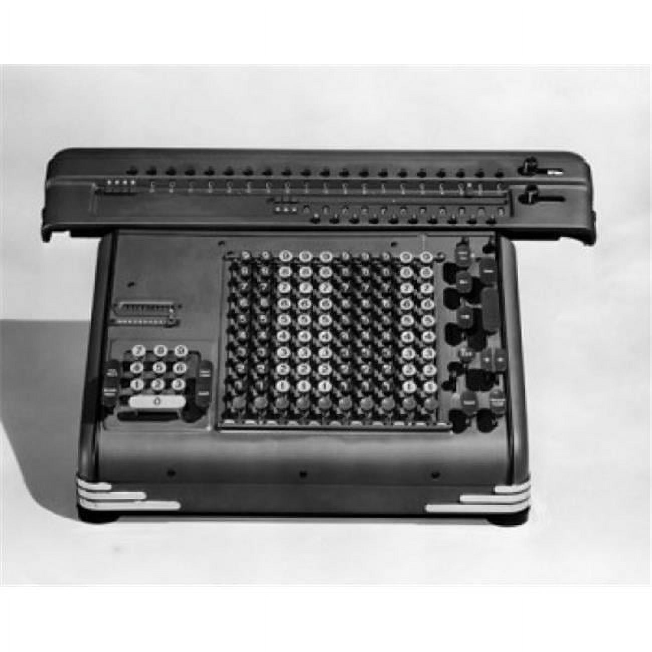 Posterazzi SAL2558851 Close-Up of an Adding Machine Poster Print - 18 x ...