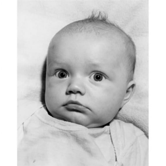Posterazzi SAL2559370 Close Up of Baby Face Poster Print - 18 x 24 in.