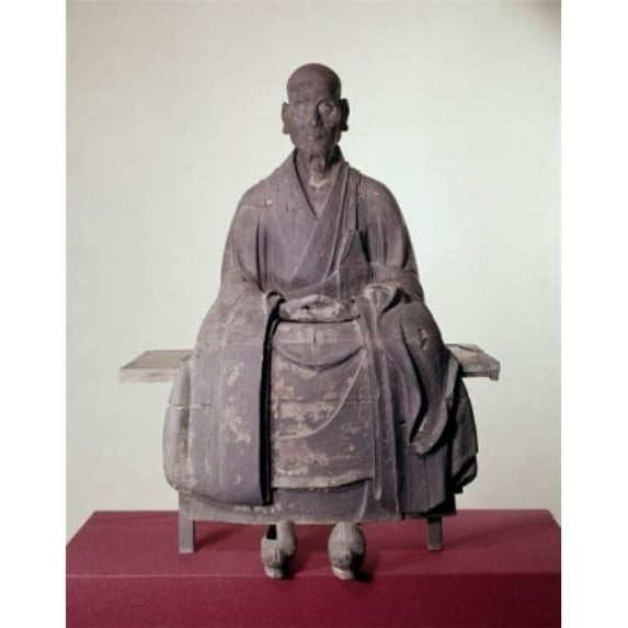 Posterazzi SAL2601089 Portrait of Zen Master Hotto Kokushi Known As Kakushin Ca 1286 Asian Art Wood Cleveland Museum of Art Ohio - 18 x 24 in.