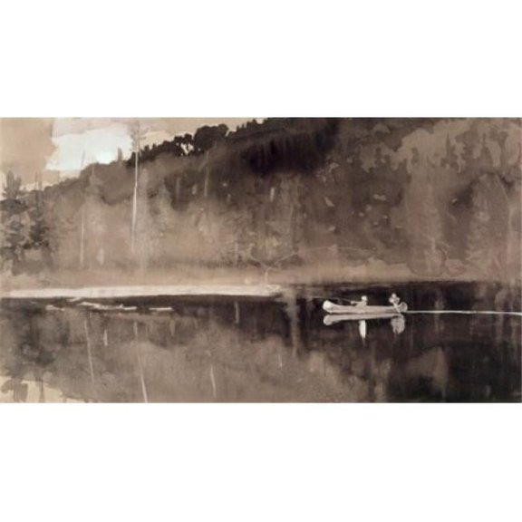 Posterazzi SAL260229 Trout Fishing Lake St John 1895 Homer Winslow 1836-1910 American William Wilkins Warren Fund Print - 18 x 24 in.