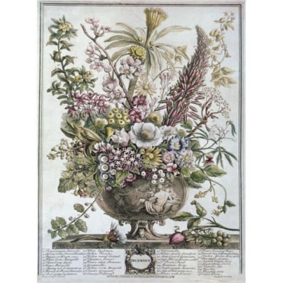 Posterazzi SAL260321 December 1730 H. Fletcher Ca.18th C.British Lithograph Poster Print - 18 x 24 in.