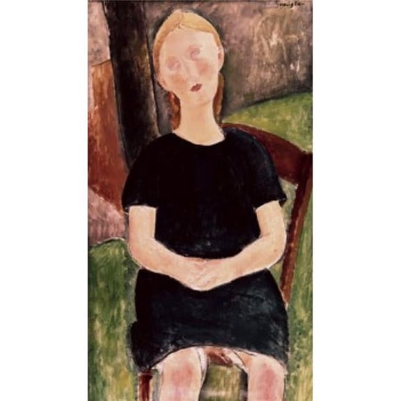 Posterazzi SAL260442 Title Portrait of a Woman Amedeo Modigliani 1884-1920 Italian Solomon R Guggenheim Museum New York - 18 x 24 in.