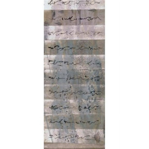 Posterazzi SAL260888 Title Unknown Japanese Manuscript Artist Unknown Manuscript Poster Print - 18 x 24 in.