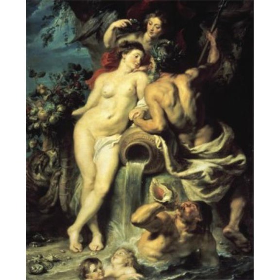 Posterazzi SAL261318 The Alliance of Earth & Water 1618 Peter Paul Rubens 1577-1640 Flemish Oil on Canvas Hermitage Museum St - 18 x 24 in.
