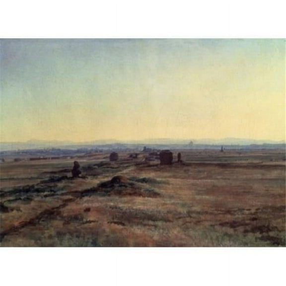 Posterazzi SAL261422 Path in Italy at Sunrise 1845 Aleksandr Andreevic Ivanov 1806-1858 Russian Oil on Canvas Tretyakov Gallery Poster Print - 18 x 24 in.