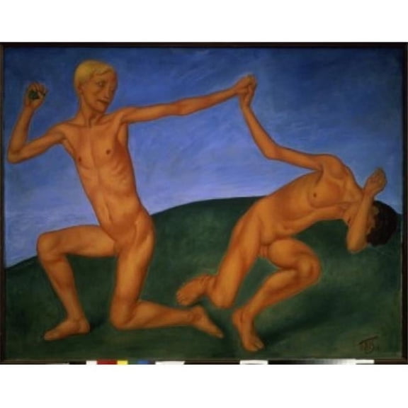 Posterazzi SAL261713 Boys 1911 Kuzma Petrov-Vodkin 1878-1939 Russian Russian State Museum St. Petersburg Poster Print - 18 x 24 in.