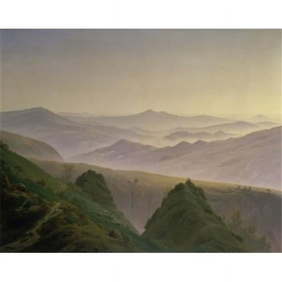 Posterazzi SAL261792 Morning in the Mountains 1823 Caspar David Friedrich 1774-1840 German Hermitage Museum St Petersburg Russia Poster Print - 18 x 24 in.