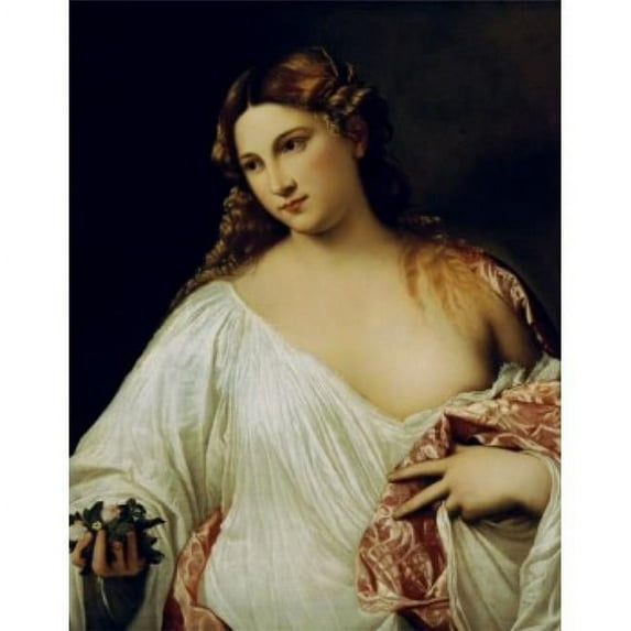 Posterazzi SAL263692 Flora Titian 1487 -1576 Venetian Galleria degli Uffizi Florence Poster Print - 18 x 24 in.