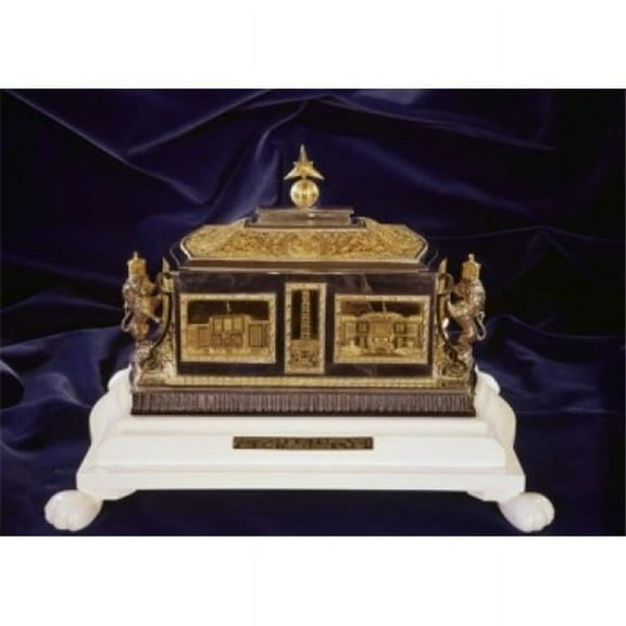 Posterazzi SAL3844139867 Silver & Ivory Jewel Box Antiques-Jewelry Eisenhower Museum Abilene Texas Poster Print - 18 x 24 in.