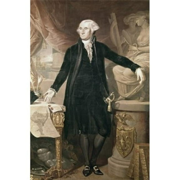 Posterazzi SAL900100208 George Washington Jose Perovani Ca. 1765-1835 Spanish Poster Print - 18 x 24 in.