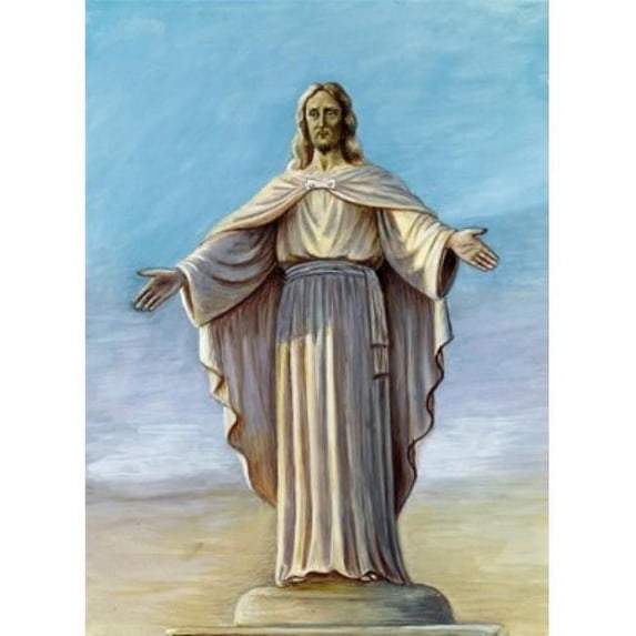 Posterazzi SAL900100269 Our Savior Bianchini Vittorio 1797-1880 Italian Poster Print - 18 x 24 in.