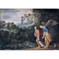 thumbnail image 1 of Posterazzi SAL900100370 Tobias & the Angel 17th C Oil on Silver Copper Adam Elsheimer 1578-1610 German National Gallery London Poster Print - 18 x 24 in., 1 of 1