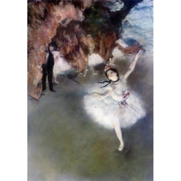 Posterazzi SAL900102487 Dancer on the Stage L Etoile by Edgar Degas 1834-1917 France Paris Musee D Orsay Circa 1878 Poster Print - 18 x 24 in.