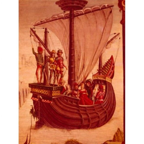 Posterazzi SAL900103798 Ship of the Argonauts by Ercole de Roberti 1450-1496 Poster Print - 18 x 24 in.