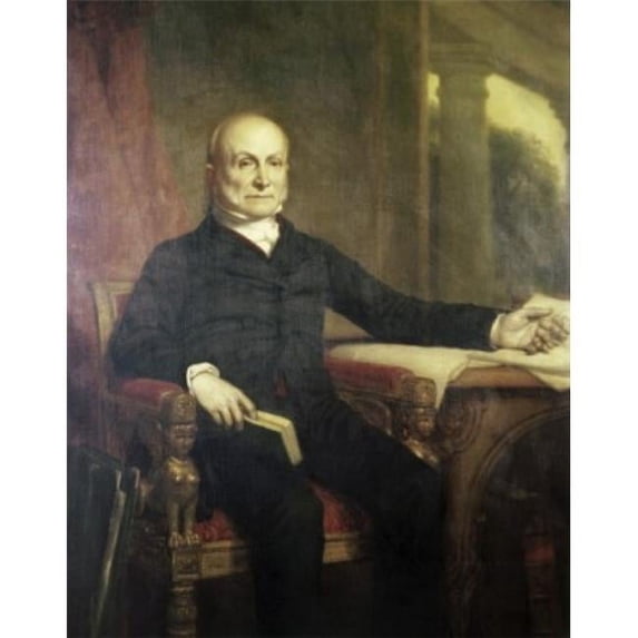 Posterazzi SAL900105511 John Quincy Adams President 1825-1829 George Peter Alexander Healy 1813-1894 American Poster Print - 18 x 24 in.