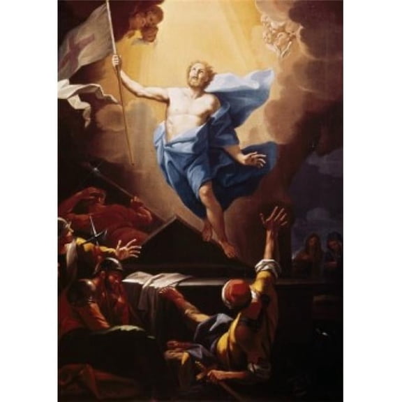 Posterazzi SAL900108285 The Resurrection Henrik Krock 1677-1738 Danish Poster Print - 18 x 24 in.