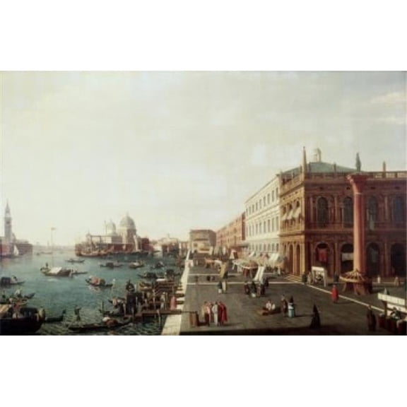 Posterazzi SAL900123296 View of Molo in Venice No. 1 Bellotto Bernardo1721-1780 Italian Poster Print - 18 x 24 in.