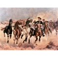thumbnail image 1 of Posterazzi SAL900125825 Dismounted-The 4th Troopers Moving Frederic Remington 1861-1909 American Poster Print - 18 x 24 in., 1 of 1