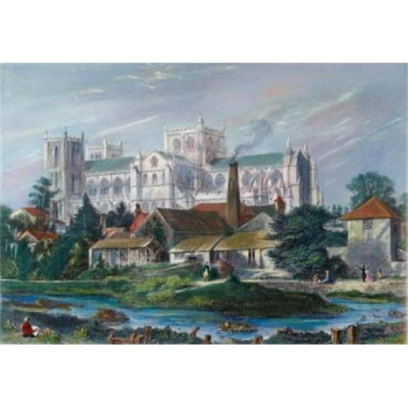 Posterazzi SAL900137547 Ripon Minster Yorkshire World History Great Britian Poster Print - 18 x 24 in.